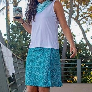 NWT RipSkirt Length 2 Playa Ocean Print Size XS Wrap Skirt Beach Casual Travel